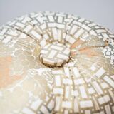 3-seater sofa and silk armchair, Tommaso Barbi, 1970