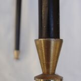 Black glass coffee table 1950