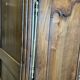 Very beautiful and old carved wooden wardrobe from the 19th century, small size, height 211 cm.