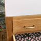 Commode vintage chêne brut massif 1950