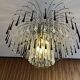 Murano crystal chandelier. Handmade by glass craftsman. Signoretti House.