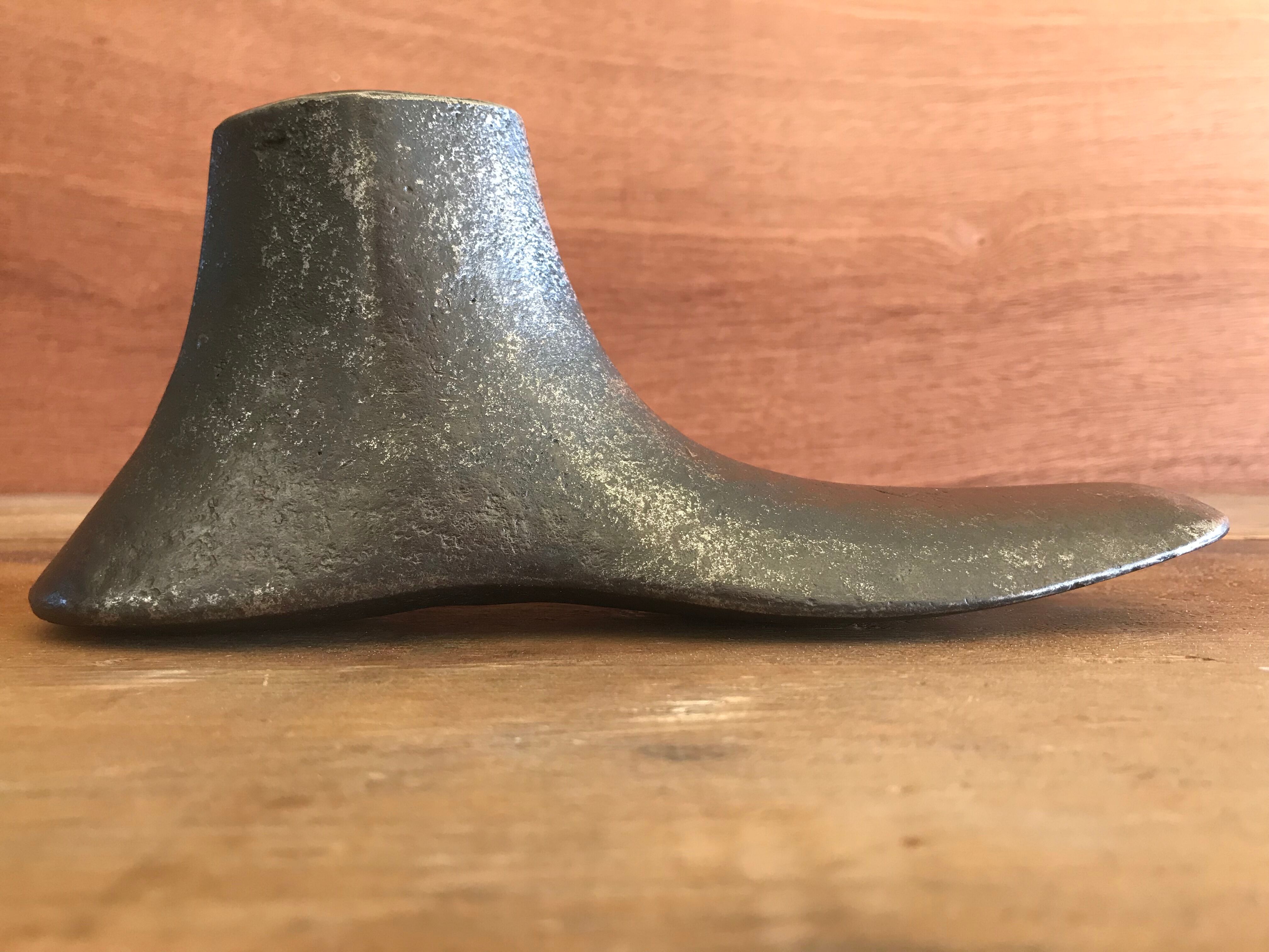 Vintage metal shoemaker's foot