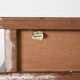 Pair of rosewood bedside tables, with drawer.