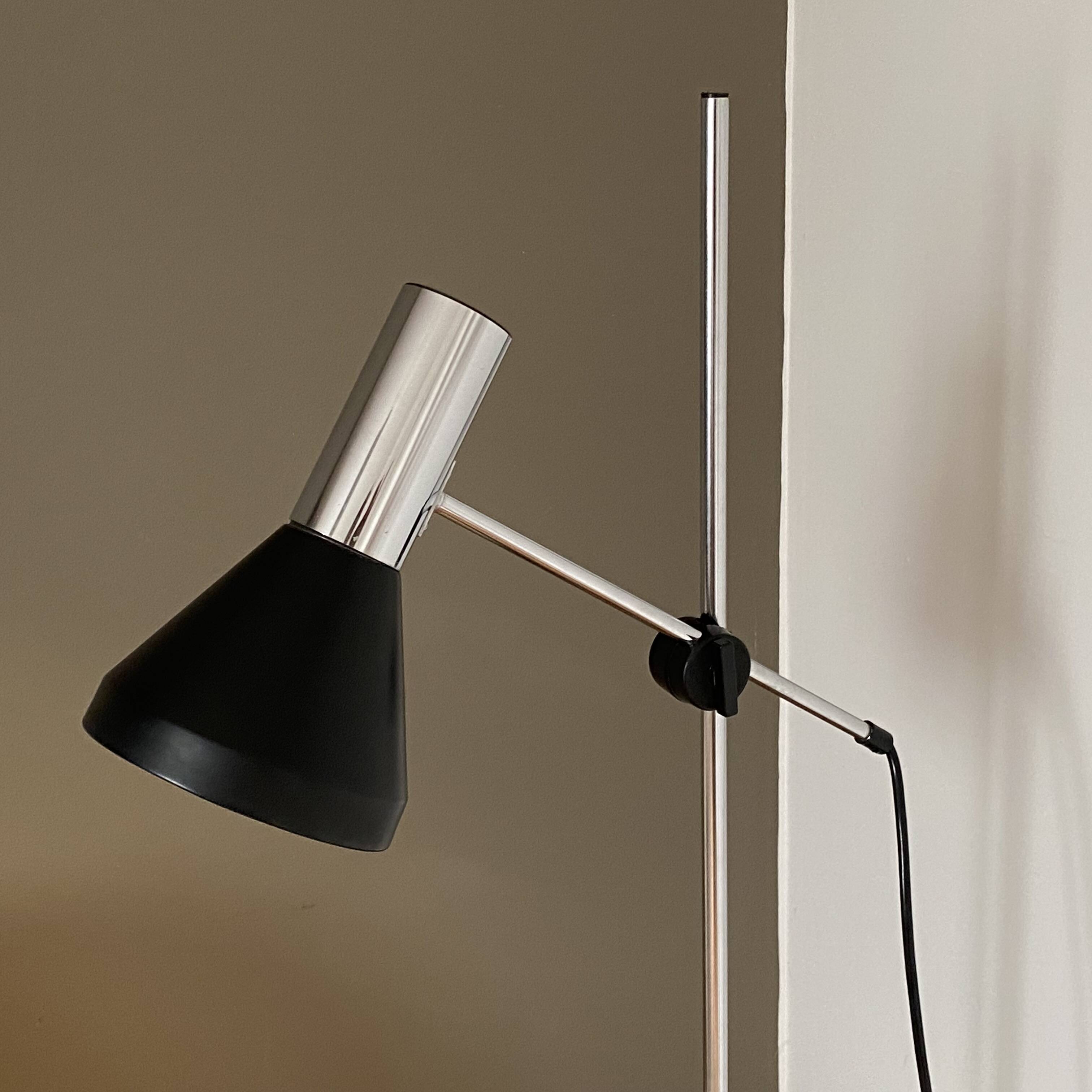Hustadt Leuchten floor lamp. 1970. Space age.