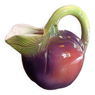 Plum slip pitcher - Italy