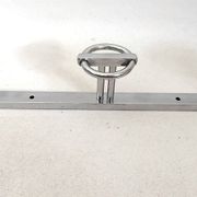 Triple coat hooks Art Deco by Jean Royère Width 45 cm