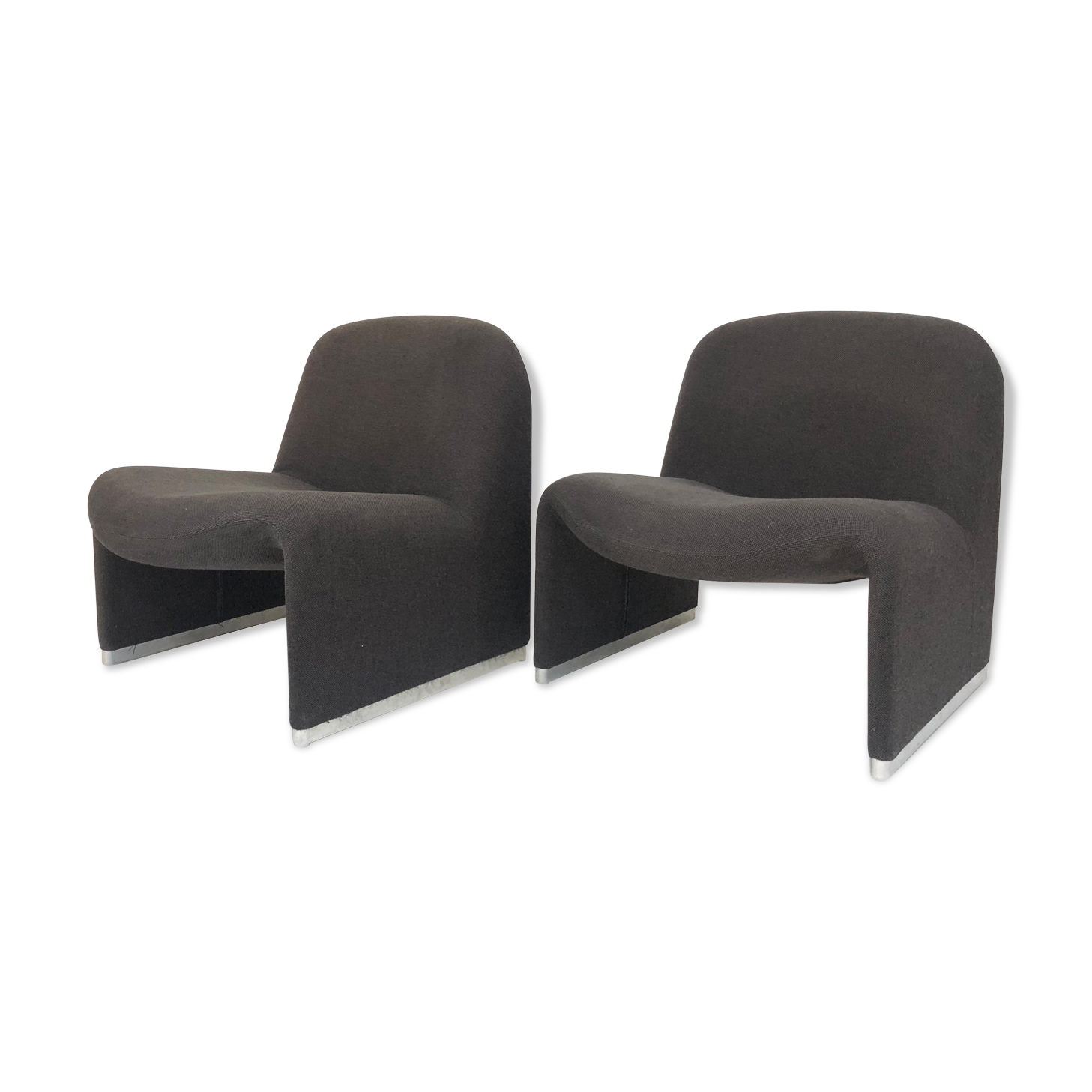 Vintage lounge chairs Alky Castelli Artifort Giancarlo Piretti set of two