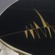 Black and Gold glass table 1960s