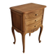 Louis XV style wooden bedside chest of drawers