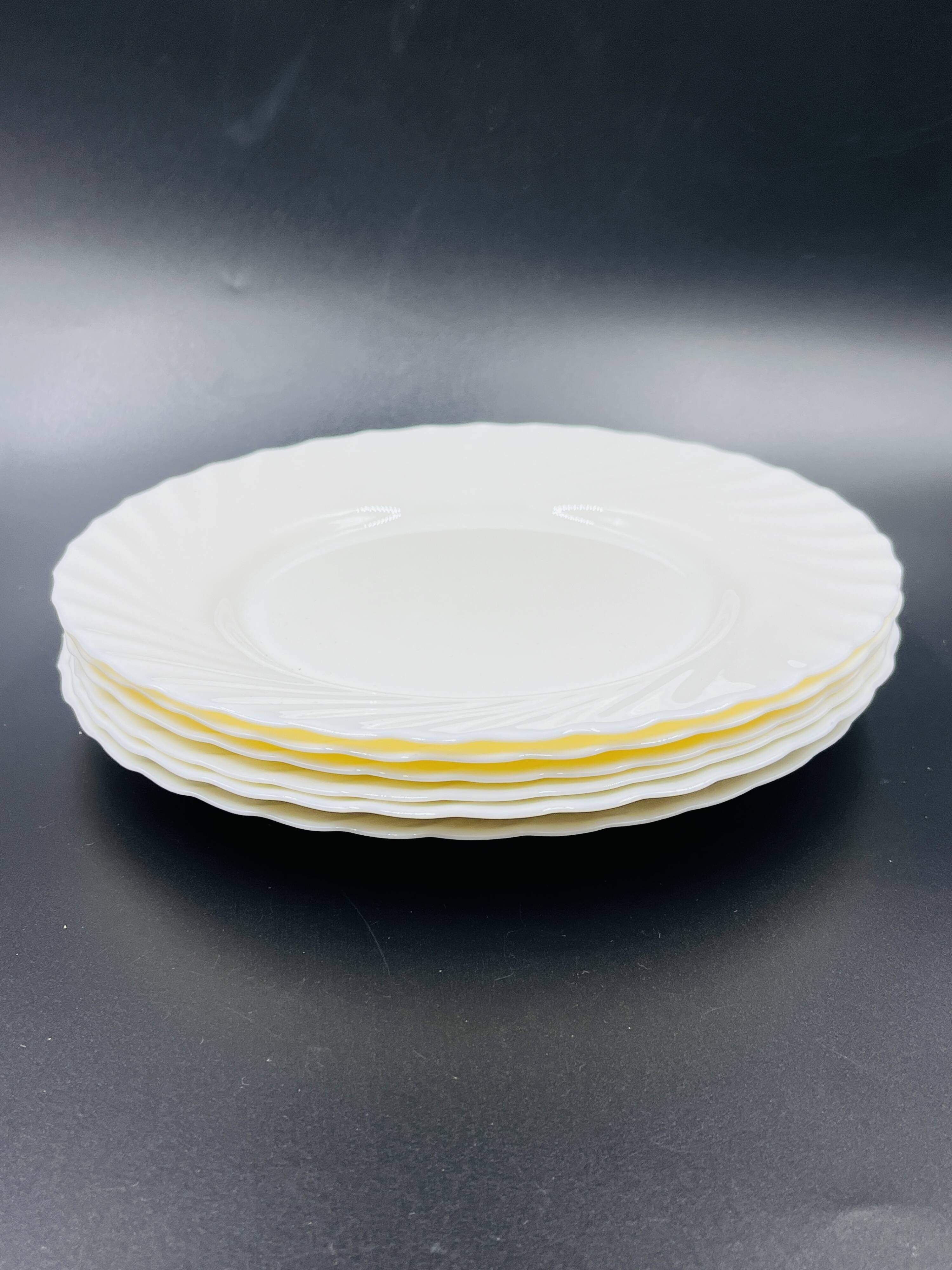 6 Flat Plates Arcopal Trianon
