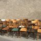 Lot de 20 chaises bistrot en bois courbé
