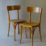 Two chairs bistrot Thonet 1960 Czechoslovakia