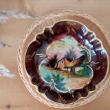 Ancien plat mural h.bequet quaregnon