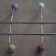 Vintage wall coat rack