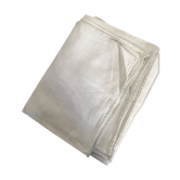 Drap ancien en chanvre brodé