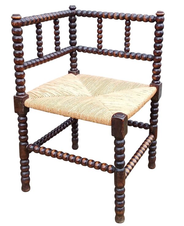 Ancien fauteuil chaise de coin d angle