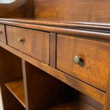 vintage 1970s walnut entrance locker room