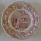 Lot 6 plates with dessert Gien "wedding in the countryside"