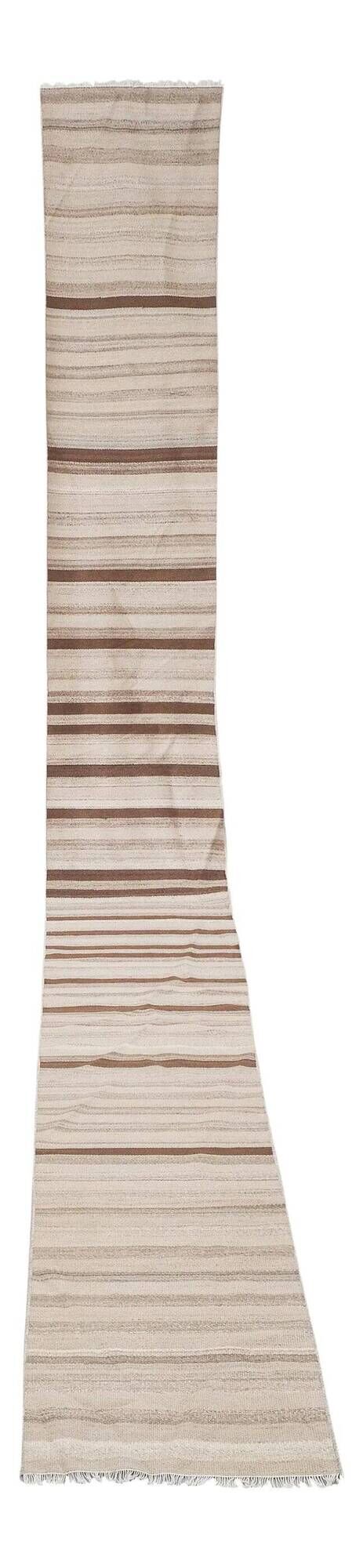 Vintage Turkish hallway rug 63x624 cm