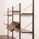Hansen and Guldborg rosewood wall unit with a desk, Denmark 1960s