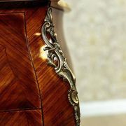 Neo-Rococco Inlaid Dresser Veneered with Mahogany, 1930