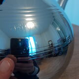 Vintage chrome copper kettle Le Trèfle