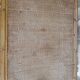 Serving table in rattan
