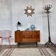 TV/ hifi cabinet in a row vintage modernist French 1960 LEGRAND DESIGN