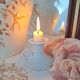 Bedroom candle holder in Tuileries Porcelain
