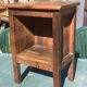 Wooden bedside table