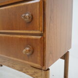 1960 Rare Teak and Oak Chest of Drawers by Krasna Jizba ,Czechoslovakia