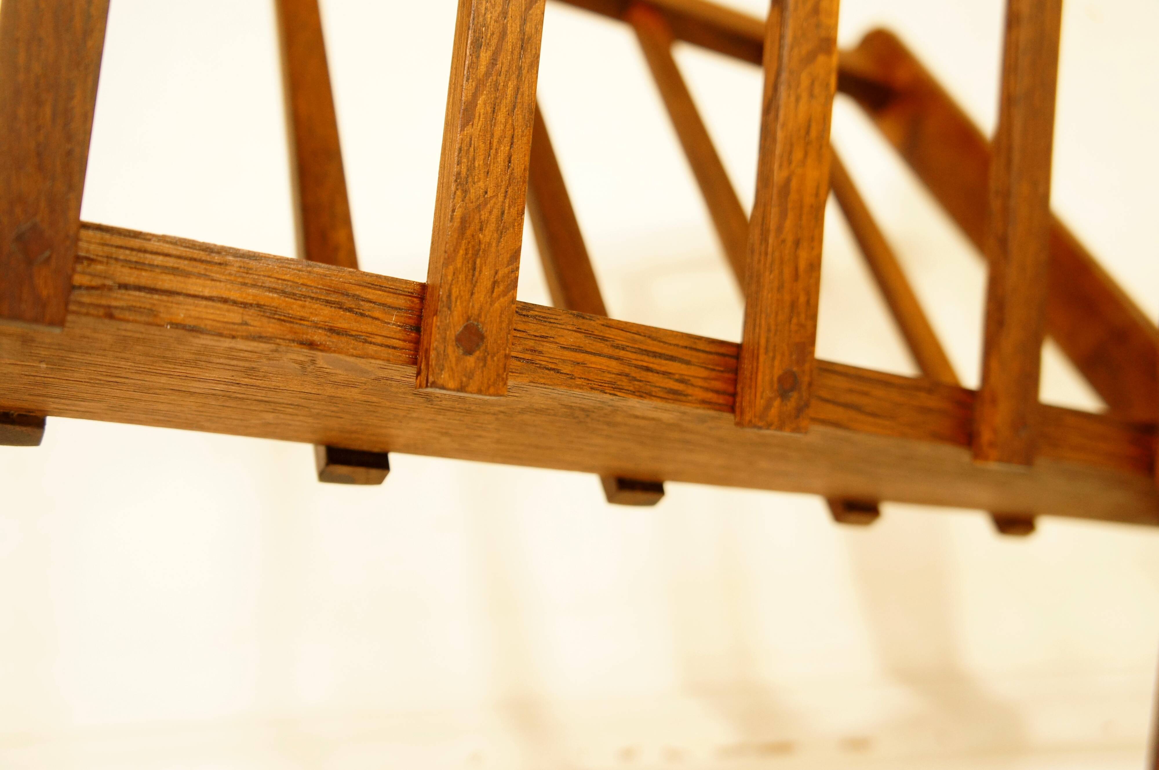 Vintage oak magazine