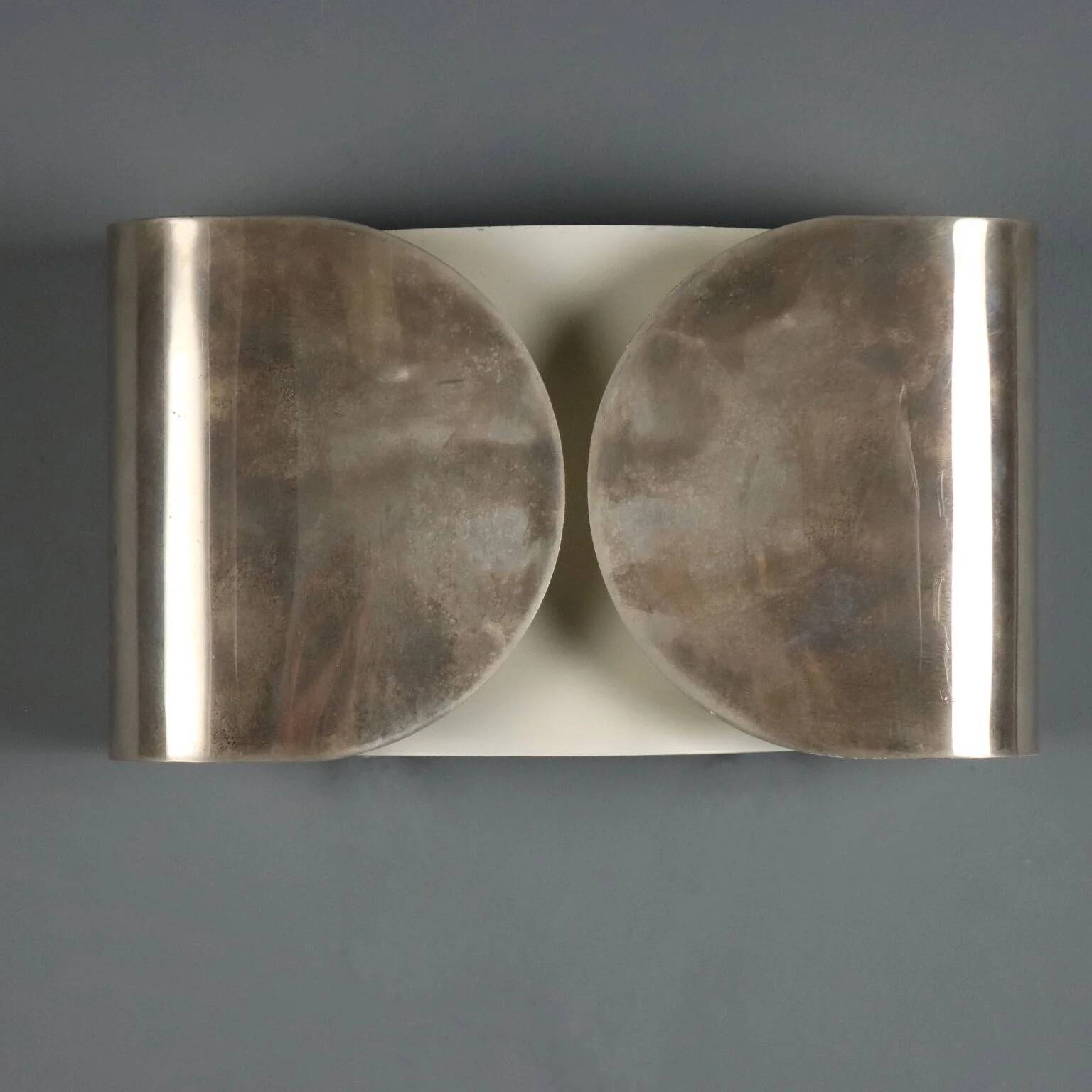 Vintage wall lamp Flos Foglio, design by Tobia Scarpa, 1980s.