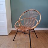 Rattan armchair