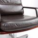 Paire de fauteuils visiteurs en cuir par Eugen Schmidt