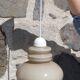 Suspension en opaline taupe