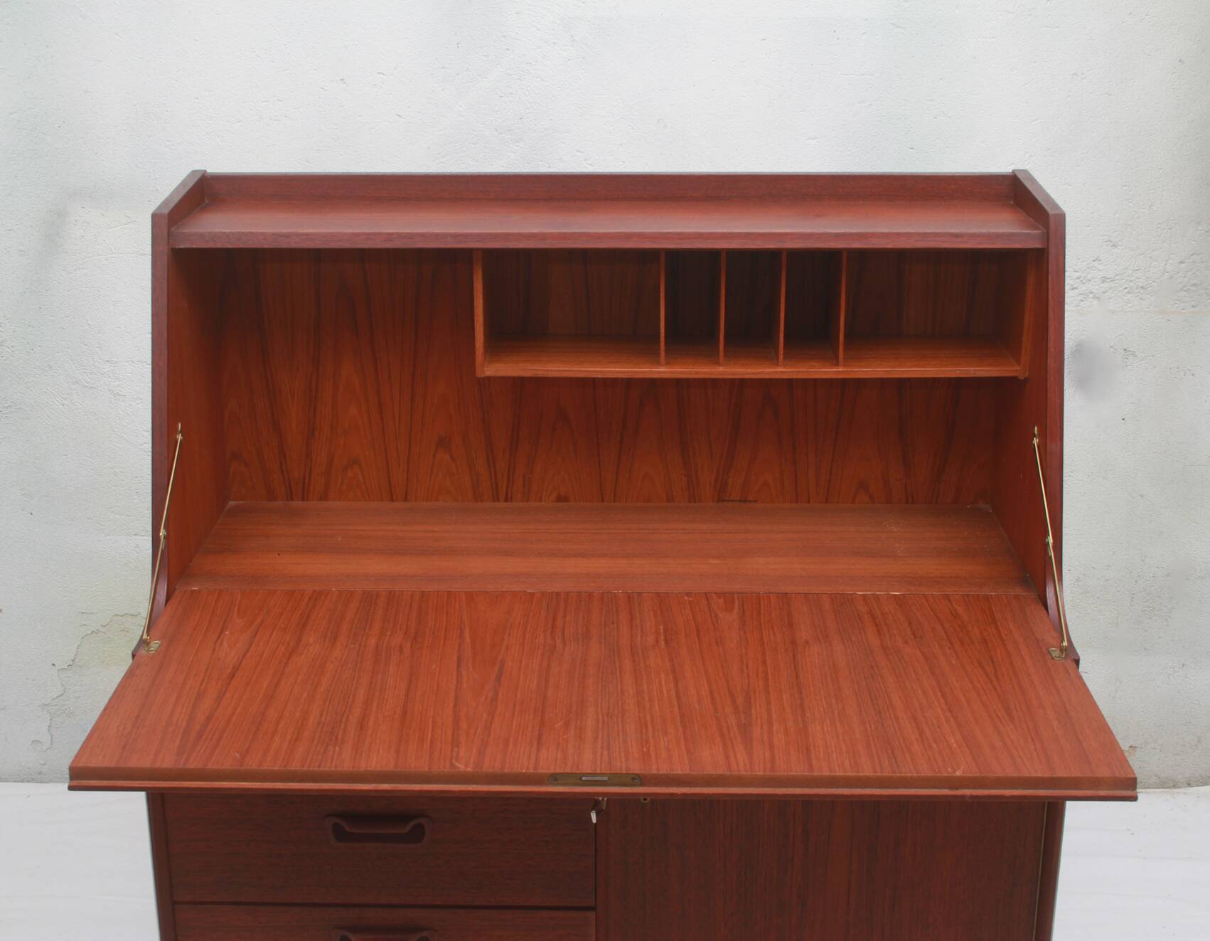 1950s secretary desk in teak