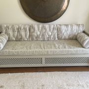 Large bespoke sofa – Farrow & Ball paint "Elephant's Breath"