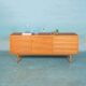 Vintage blond sideboard 60s minimalist credenza
