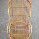 Rattan armchair 60s