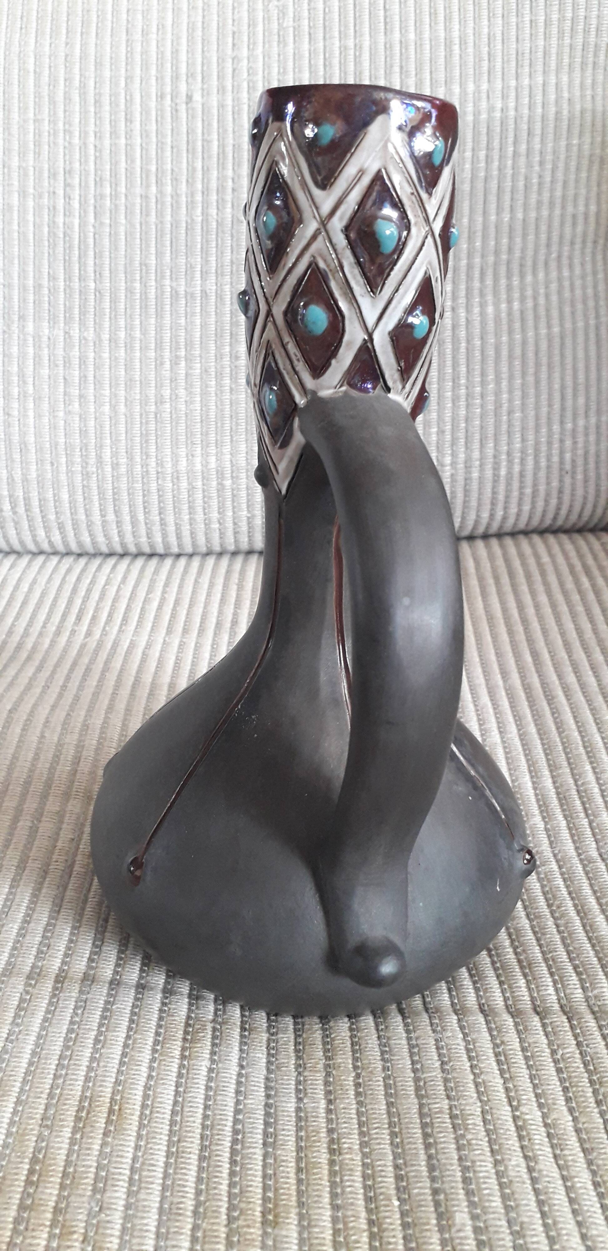 Very original vintage ceramic vase