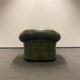 Handcrafted Chesterfield Club Armchair in Earthy Green Tone