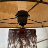 Ceramic floor lamp fat lava, germany 1960