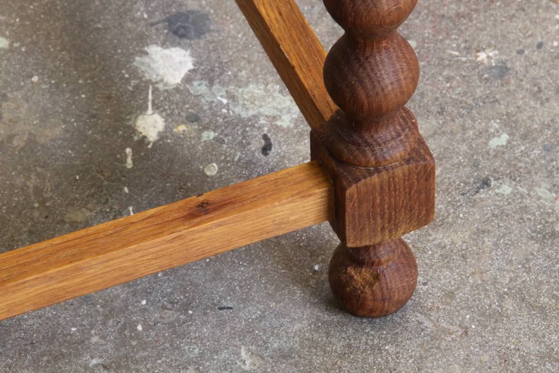 Vintage 1960s Danish modern oak nightstands in the style of Henning Kjærnulf