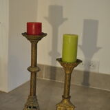 Pair of church candleholders