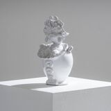 Paire de soliflores têtes de maure en céramique, 1970s