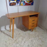 Vintage desk shape bean feet compass year 60