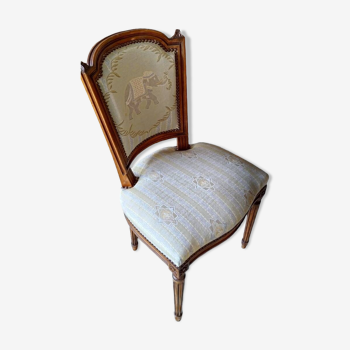Table et 6 chaises de style Louis XVI