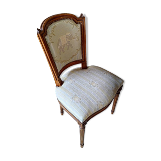 Table et 6 chaises de style Louis XVI