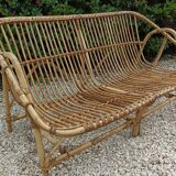 Rattan sofa